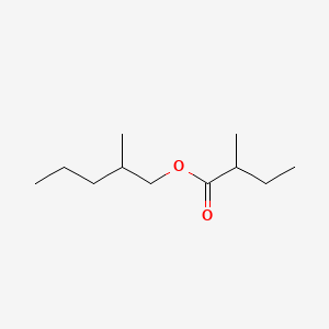 molecular formula C11H22O2 B12661296 2-Methylpentyl 2-methylbutyrate CAS No. 83783-88-4