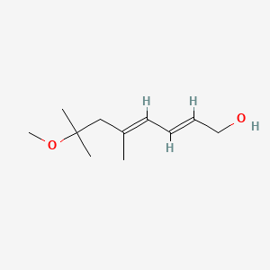molecular formula C11H20O2 B12661343 7-Methoxy-5,7-dimethyl-2,4-octadien-1-ol CAS No. 94278-35-0