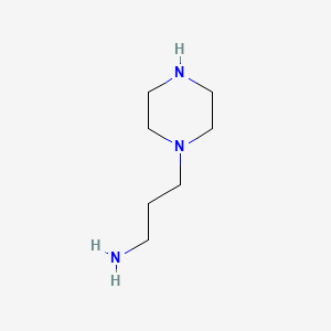 molecular formula C7H17N3 B1266140 3-(Piperazin-1-yl)propan-1-amine CAS No. 34885-02-4