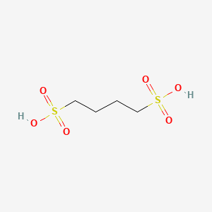 molecular formula C4H10O6S2 B1266143 Butane-1,4-disulfonic acid CAS No. 27665-39-0