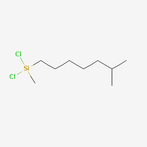molecular formula C9H20Cl2Si B12661432 Dichloroisooctylmethylsilane CAS No. 93776-41-1