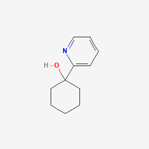 molecular formula C11H15NO B12661444 1-(2-Pyridyl)cyclohexan-1-ol CAS No. 41727-18-8