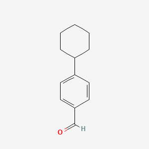 molecular formula C13H16O B1266146 4-Cyclohexylbenzaldehyde CAS No. 27634-89-5