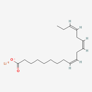 molecular formula C18H29LiO2 B12661475 Lithium (9Z,12Z,15Z)-9,12,15-octadecatrienoate CAS No. 94138-91-7