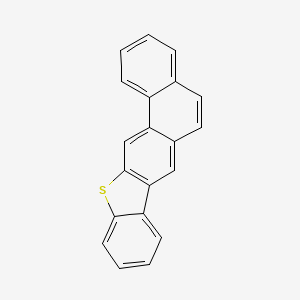 molecular formula C20H12S B12661515 Benzo[b]phenanthro[2,3-d]thiophene CAS No. 248-85-1