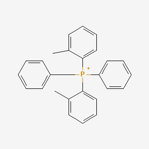 molecular formula C27H26P+ B12661530 Benzyl(bis(2-methylphenyl))phenylphosphorane CAS No. 14479-52-8
