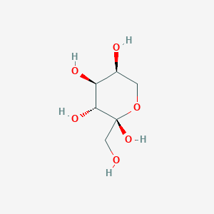 molecular formula C6H12O6 B12661541 alpha-L-fructopyranose CAS No. 41847-69-2
