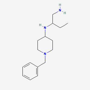 molecular formula C16H27N3 B12661556 N2-(1-Benzyl-4-piperidyl)butane-1,2-diamine CAS No. 84196-18-9