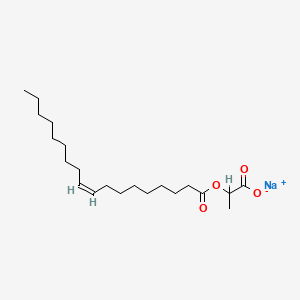 molecular formula C21H37NaO4 B12661582 Sodium 1-carboxylatoethyl oleate CAS No. 91023-18-6