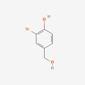 molecular formula C7H7BrO2 B1266160 2-溴-4-(羟甲基)苯酚 CAS No. 29922-56-3