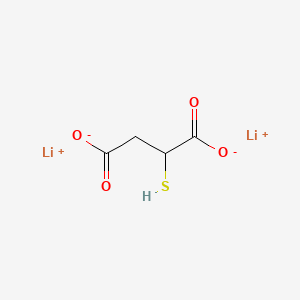 molecular formula C4H4Li2O4S B12661603 Dilithium mercaptosuccinate CAS No. 58164-93-5