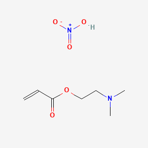 molecular formula C7H14N2O5 B12661609 (2-(Acryloyloxy)ethyl)dimethylammonium nitrate CAS No. 85422-98-6