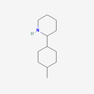 molecular formula C12H23N B12661626 2-(4-Methylcyclohexyl)piperidine CAS No. 85237-69-0