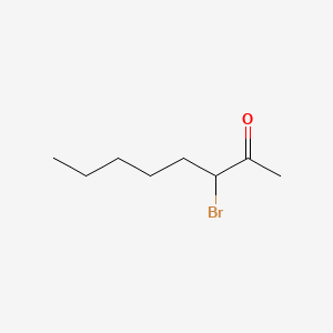 molecular formula C8H15BrO B12661637 3-Bromooctan-2-one CAS No. 51134-60-2