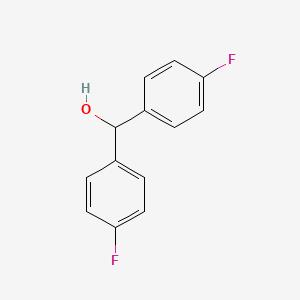 molecular formula C13H10F2O B1266172 4,4'-二氟二苯甲醇 CAS No. 365-24-2