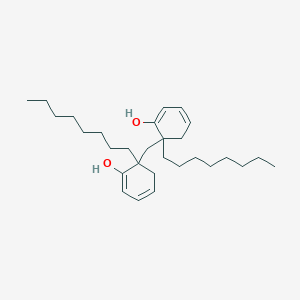 molecular formula C29H48O2 B12661727 2,2'-Methylenebis(octylphenol) CAS No. 94031-02-4