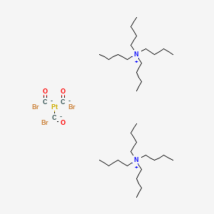 molecular formula C35H72Br3N2O3Pt- B12661746 Tetrabutylammonium tribromocarbonylplatinate CAS No. 87793-14-4