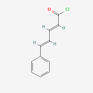 molecular formula C11H9ClO B12661752 2,4-Pentadienoyl chloride, 5-phenyl- CAS No. 100636-30-4