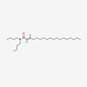 molecular formula C26H51NO B12661760 N,N-Dibutyloctadecenamide CAS No. 94247-60-6