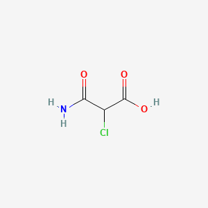 molecular formula C3H4ClNO3 B12661776 3-Amino-2-chloro-3-oxopropionic acid CAS No. 71501-30-9