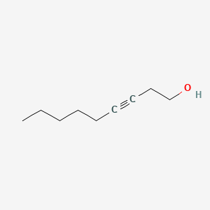 molecular formula C9H16O B1266180 Non-3-yn-1-ol CAS No. 31333-13-8