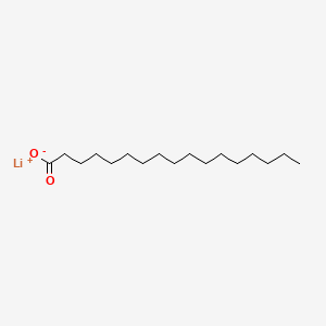 molecular formula C17H33LiO2 B12661821 Lithium heptadecanoate CAS No. 4499-96-1