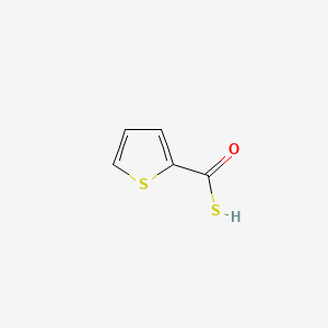 molecular formula C5H4OS2 B12661847 2-Thiothenoic acid CAS No. 49628-34-4