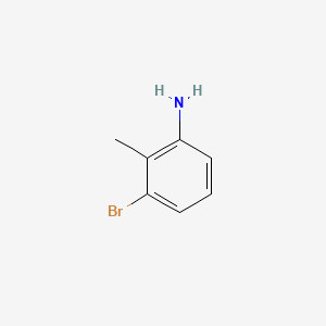 molecular formula C7H8BrN B1266185 3-Bromo-o-toluidine CAS No. 55289-36-6