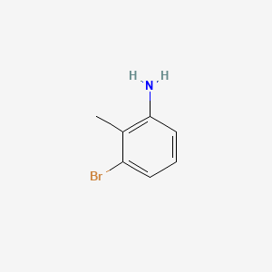 molecular formula C7H8BrN B1266185 3-Bromo-2-methylaniline CAS No. 55289-36-6