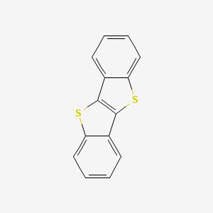 molecular formula C14H8S2 B1266191 [1]Benzothieno[3,2-b][1]benzothiophene CAS No. 248-70-4