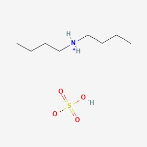 molecular formula C8H21NO4S B12661960 Dibutylammonium hydrogen sulphate CAS No. 94158-37-9