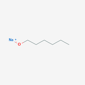 molecular formula C6H13NaO B012662 1-Hexanol, sodium salt CAS No. 19779-06-7