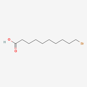 molecular formula C10H19BrO2 B1266200 10-Bromodecanoic acid CAS No. 50530-12-6