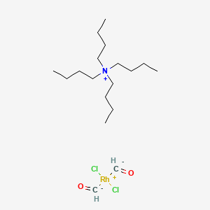 molecular formula C18H38Cl2NO2Rh B12662025 Tetrabutylammonium dicarbonyldichlororhodate CAS No. 14593-70-5