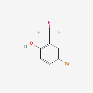 molecular formula C7H4BrF3O B1266203 4-Bromo-2-(trifluoromethyl)phenol CAS No. 50824-04-9