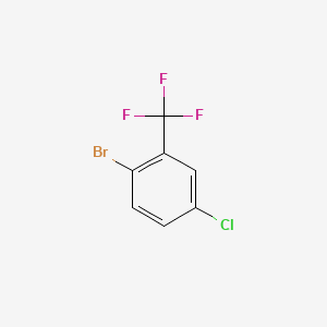 molecular formula C7H3BrClF3 B1266207 2-Bromo-5-chlorobenzotrifluoride CAS No. 344-65-0
