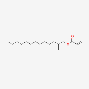 molecular formula C17H32O2 B12662083 2-Methyltridecyl acrylate CAS No. 93804-50-3