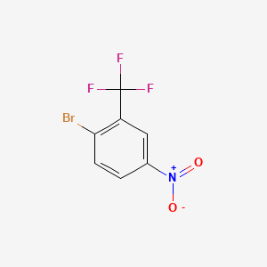 molecular formula C7H3BrF3NO2 B1266209 2-溴-5-硝基苯三氟化物 CAS No. 367-67-9