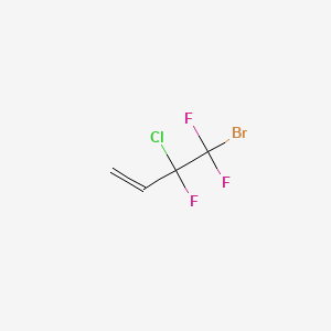 molecular formula C4H3BrClF3 B1266210 4-Bromo-3-chloro-3,4,4-trifluorobut-1-ene CAS No. 374-25-4