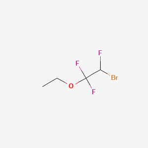 molecular formula C4H6BrF3O B1266211 2-Bromo-1,1,2-trifluoroethyl ethyl ether CAS No. 380-78-9