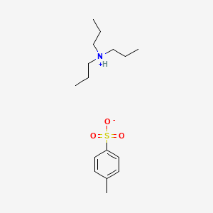 molecular formula C16H29NO3S B12662131 Tripropylammonium p-toluenesulphonate CAS No. 94277-85-7