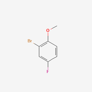 molecular formula C7H6BrFO B1266214 2-溴-4-氟苯甲醚 CAS No. 452-08-4