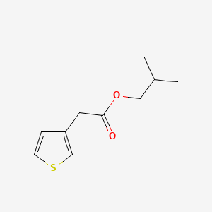 molecular formula C10H14O2S B12662149 Isobutyl 3-thienylacetate CAS No. 94023-53-7