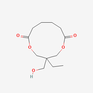 molecular formula C12H20O5 B12662183 2-Ethyl-2-(hydroxymethyl)propane-1,3-diyl adipate CAS No. 94110-05-1