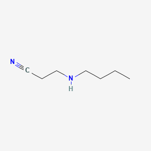 molecular formula C7H14N2 B1266221 3-(Butylamino)propionitrile CAS No. 693-51-6