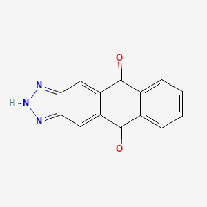 molecular formula C14H7N3O2 B12662243 1H-Anthra[2,3-d]triazole-5,10-dione CAS No. 78324-76-2