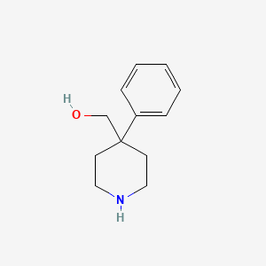 molecular formula C12H17NO B1266228 4-Phenylpiperidine-4-methanol CAS No. 4220-08-0