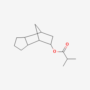 molecular formula C14H22O2 B12662289 Octahydro-4,7-methano-1H-inden-5-yl isobutyrate CAS No. 84962-69-6