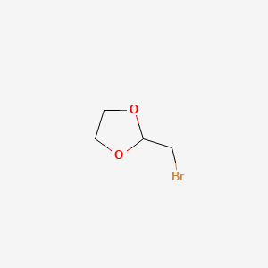 molecular formula C4H7BrO2 B1266232 2-Bromomethyl-1,3-dioxolane CAS No. 4360-63-8