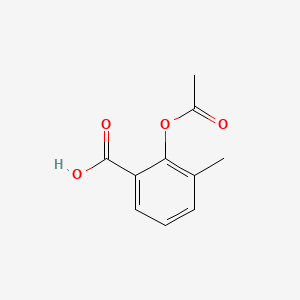 molecular formula C10H10O4 B1266233 2-(乙酰氧基)-3-甲基苯甲酸 CAS No. 4386-39-4